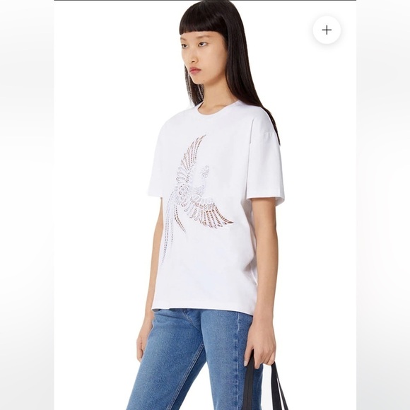 KENZO, Embroidered Flying Phoenix Top 🖤 Size Small - Picture 2 of 8
